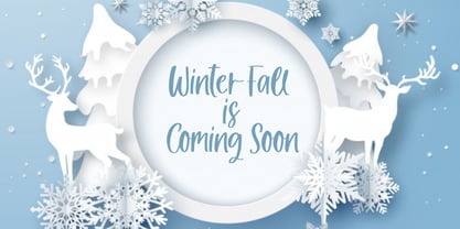 Winter Romance Font Poster 7
