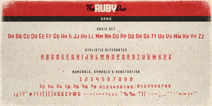The Ruby Font Poster 14