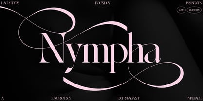 Nympha Font Poster 1