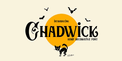 Chadwick Font Poster 1