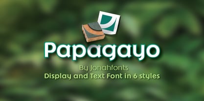 Papagayo Font Poster 8