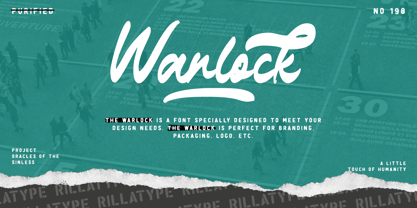 The Warlock Font Poster 1