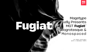 MGT Fugiat Font Poster 1