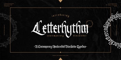 Letterhythm Font Poster 1
