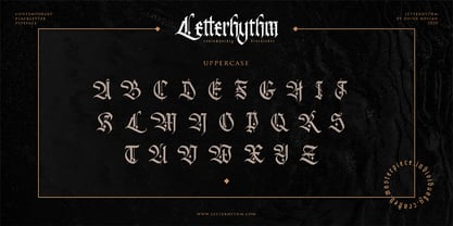 Letterhythm Font Poster 2