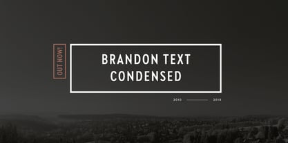 Brandon Text Condensed Police Poster 1