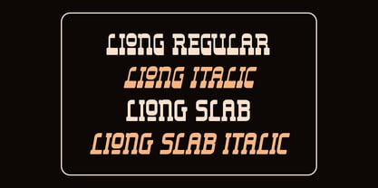 Liong Font Poster 4