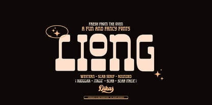 Liong Font Poster 1