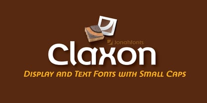 Claxon Font Poster 4