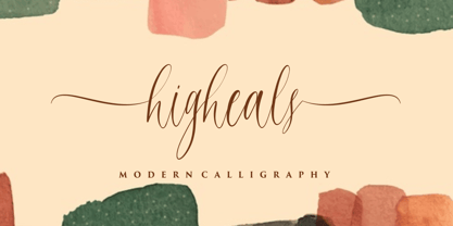 Higheals Font Poster 1