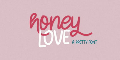 Honey Love Font Poster 1