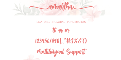 Amartha Font Poster 11