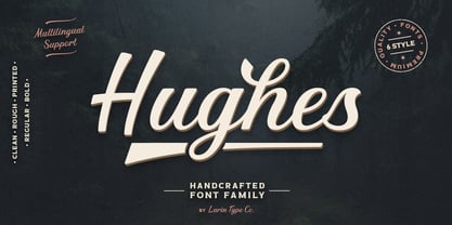 Hughes Font Poster 1