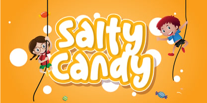 Salty Candy Font Poster 1