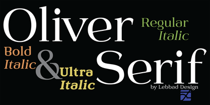 Oliver Serif Font Poster 1