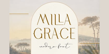 Milla Grace Font Poster 1