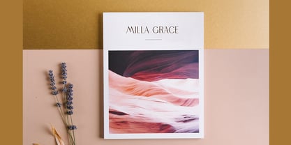 Milla Grace Font Poster 9