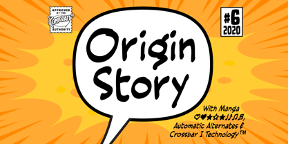 Origin Story Font Poster 1