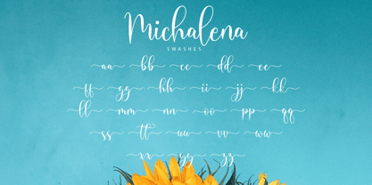 Michalena Font Poster 12