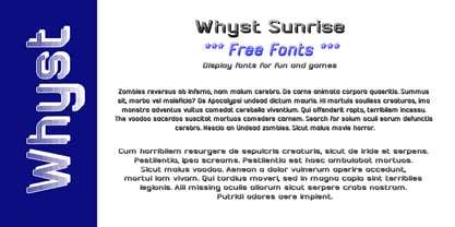 Whyst Font Poster 5