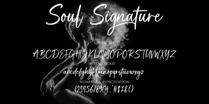 Soul Signature Font Poster 9