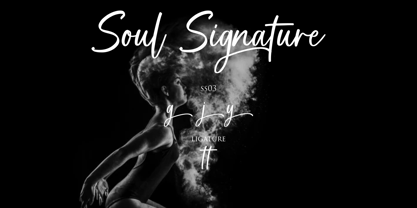 Soul Signature Font Poster 11