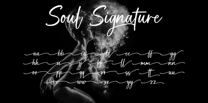 Soul Signature Font Poster 10