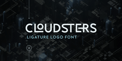 Cloudster Font Poster 1