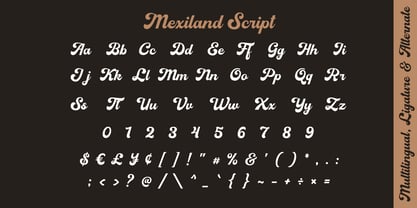 Mexiland Font Poster 10