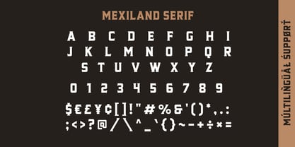 Mexiland Font Poster 9