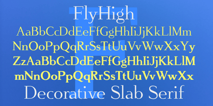 FlyHigh Font Poster 3