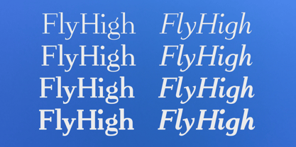 FlyHigh Font Poster 2