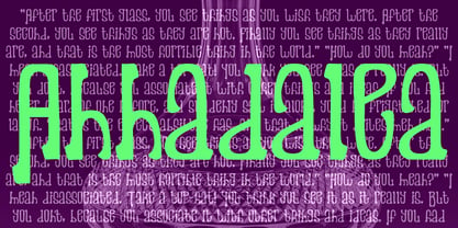 Annadalea Font Poster 5