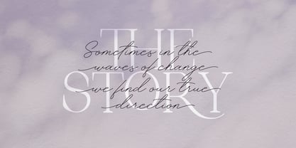 Stay Glory Script Font Poster 3