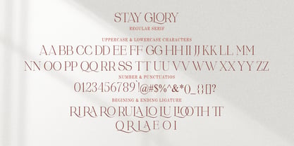 Stay Glory Script Font Poster 6