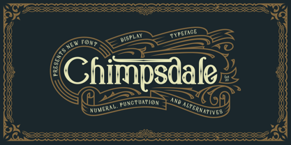 Chimpsdale Font Poster 1