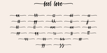 Feel Love Font Poster 9