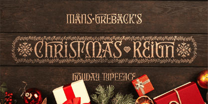 Christmas Reign Font Poster 1
