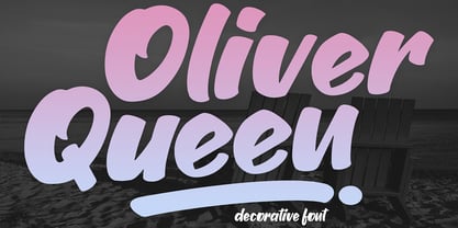 Oliver Queen Font Poster 1
