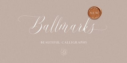 Ballmarks Font Poster 1