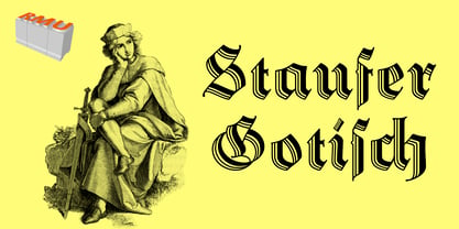 Staufer Gotisch Font Poster 1