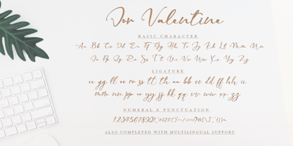 Our Valentine Font Poster 9