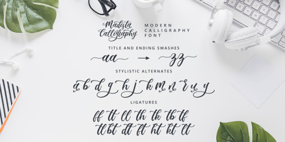 Madista Calligraphy Font Poster 10