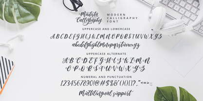 Madista Calligraphy Font Poster 9