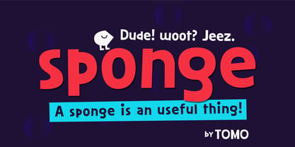 TOMO Sponge Fuente Póster 1