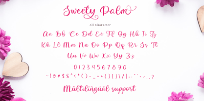 Sweety Palm Font Poster 2