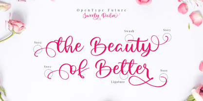Sweety Palm Font Poster 4
