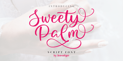 Sweety Palm Font Poster 1