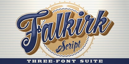 Falkirk Script Font Poster 1
