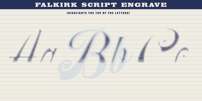 Falkirk Script Font Poster 7